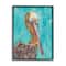 Stupell Industries Beautiful Pelican Bird Vivid Patterns Framed Giclee Art
